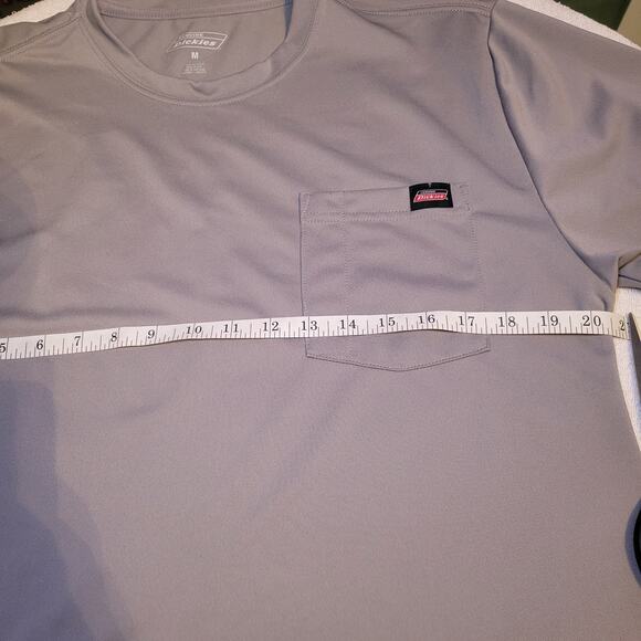Dickies Mens Work Gray Crew Neck Short Sleeves Pullover T Shirt Size Medium - Picture 6 of 10